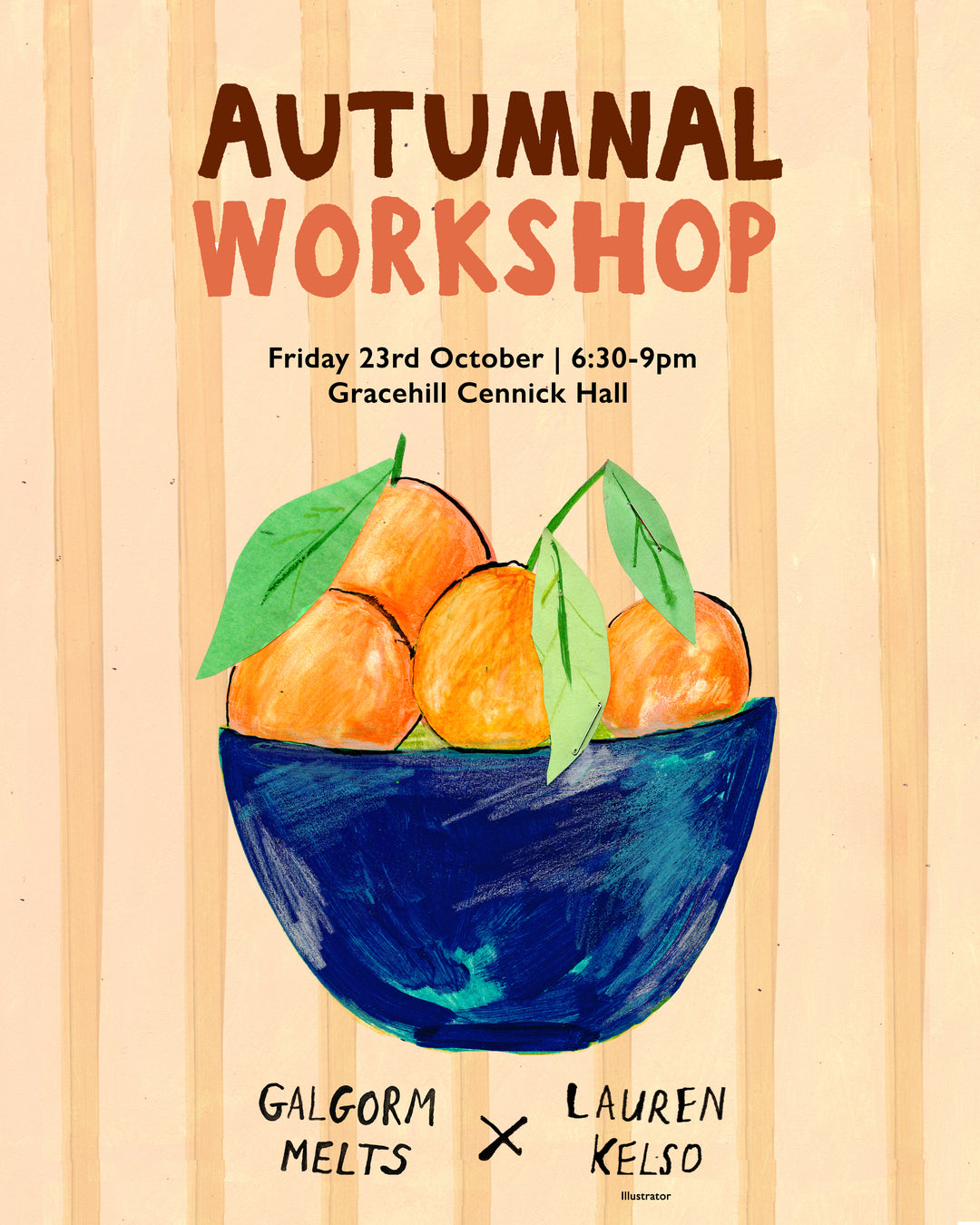 Promotional flyer for an &