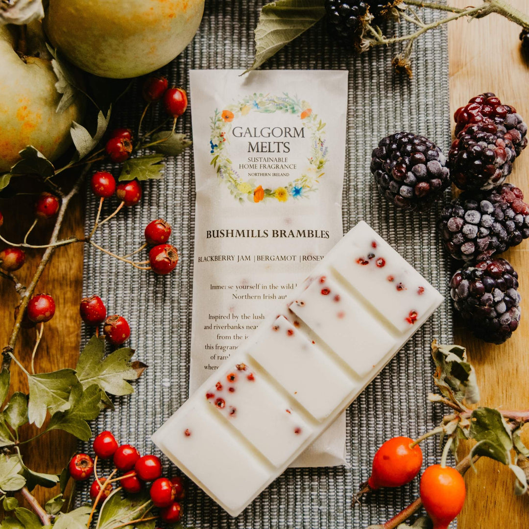 Blackberry Jam | Bergamot | Rosewood

Immerse yourself in the wild beauty of a Northern Irish autumn. Inspired by the lush, untamed hedgerows and riverbanks near Bushmills, just moments from the iconic Giant’s Causeway