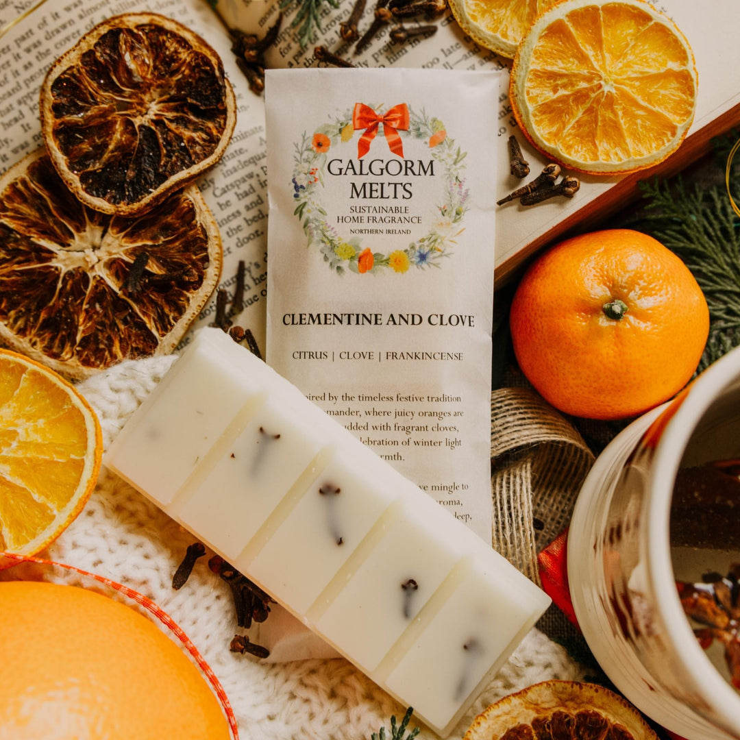 Our best-selling Christmas fragrance is inspired by the festive tradition of the pomander, where juicy oranges are carefully studded with fragrant cloves and tied with ribbons. Bright clementine and spicy clove mingle to fill the air with a sparkling, zesty aroma, while a subtle hint of frankincense adds a deep, comforting resinous note. Infused with clove buds, Clementine and Clove creates a joyful fragrance that welcomes the season and evokes cherished Christmas memories.